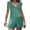 Women's Plus Size Swimsuits Blue, variant on Women's Plus Size Swimsuits, One Piece Swimsuit with Short - Women Boyleg with Pockets Modest Bathing Suit Ruffle V Neck Swimwear with Pockets L-3XL