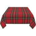 thumbnail image 3 of Christmas Tablecloth 60x60 Inch Square Red Green Buffalo Plaid Tablecloth Dust-Proof Wrinkle Resistant Rustic Christmas Table Cloth for Holiday Party Dining, 3 of 6