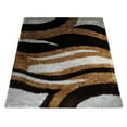 thumbnail image 4 of Rugsotic Carpets Hand Tufted Shag Polyester Eco-Friendly Area Rugs - 5'x8', Rectangle, Multicolor, Plain Solid Design, High Pile Handmade Anti Skid Rugs for Living Room, Bed Room K00041, 4 of 5
