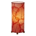 thumbnail image 3 of Eangee Home Design Banyan Table Lamp, Shade Made Of Alibangbang Leaves, 7x7x17 Inches, 3 of 4