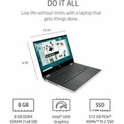 HP Pavilion x360 14 2-in-1 Laptop, 10th Generation Intel Core i5-10210U Processor, 8 GB Ram, 512 GB SSD Storage, 14” Full HD Touch Screen, Windows 10 Home, Backlit Keyboard (14-dh1021nr, 2020)