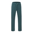 thumbnail image 3 of JAJAHO Men's Classic Fit Dress Pants Solid Color Flat-Front Straight Leg Long Pants Work Business Casual Wear Comfortable Trousers, 3 of 7