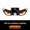 REDYELLOWWHITE, variant on For Audi A7 Car warning light Dynamic large eye light Suction cup non-destructive installation Solar triangle window
