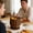 A, variant on Upgraded Imitation Rattan Coffee Cup Shaped Storage Basket With Handle And Base Decorative Woven Basket For Coffee Bar Countertop Organizer Z