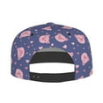 thumbnail image 2 of Kdxio Cute Pig Print Snapback Hat for Men Women,Adjustable Baseball Cap, 2 of 7