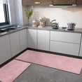 thumbnail image 2 of Dosaele Boho Kitchen  Set of 2 Modern Farmhouse Kitchen Rugs and Mats Non Skid Washable Moroccan Boho Runner Rugs with Rubber Backing for Kitchen Decor and Accessories (Black 17”x47”+17”x, 2 of 6