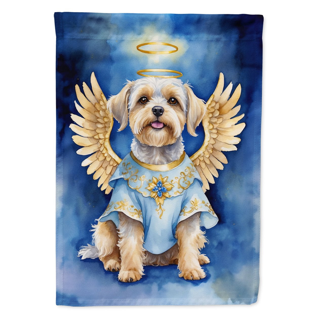 Bluetick Coonhound My Angel Garden Flag 11.25 in x 15.5 in
