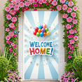 thumbnail image 6 of Balloon Design Welcome Home Welcome Banner Colorful Patterns Welcome Sign for Indoor Celebration Party Decoration Homecoming Event, 6 of 7