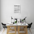 thumbnail image 4 of Rustic Kitchen Rules Sign - Hanging Wood Wall Art - Black Kitchen Decor - Ideal for Kitchen Wall and Counter Decorations, 4 of 5