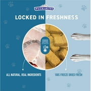 NutriBites Freeze-Dried Whitefish Dog & Cat Treats, 9oz | Healthy Pet Training Treat or Food Topper | High Protein & All Natural