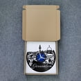 thumbnail image 6 of Jerusalem City View 12 Inch Vinyl Record Wall Clock - Silent, Creative, and Unique Clock for Living Room, Entryway, or Bedroom Decor - Perfect Gift Idea(12 inchs B with LED), 6 of 7