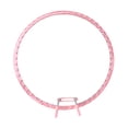 thumbnail image 3 of yuksok Embroidery Hoop Round Cross Stitch Hoop Display Frame 16cm Versatile Spring Tension Embroidery Frame for Needlework Wedding Pink, 3 of 9