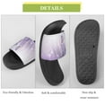 thumbnail image 7 of GZHJMY Stylish Slides for Women Men, Lavender Flowers and Two Butterfly Soft Flexible Slip-on Sandals Slippers, 7 of 7