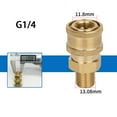 thumbnail image 3 of Benafini 1/4 Inch Quick-Release Connector Coupler Fitting for High Pressure Washer + Hose, 3 of 6