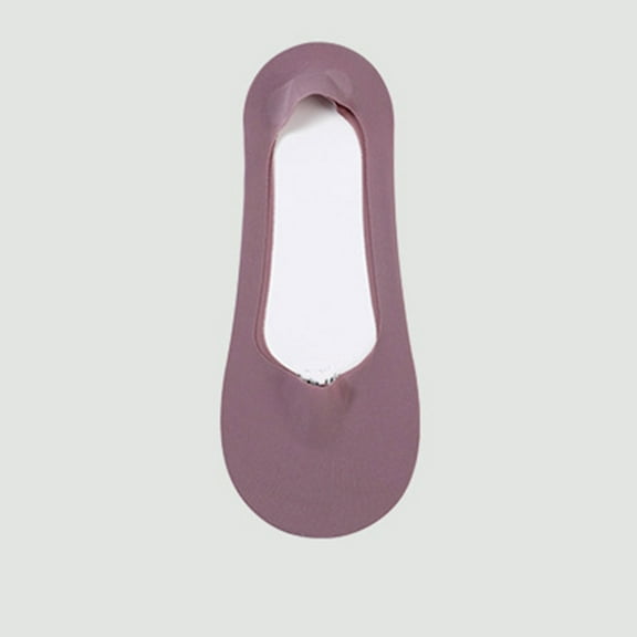 Cozy Socks Women's Thin Seamless Socks in Summer Mesh Breathable Bottom Can't Slipping off with Short Socks. Purple One Size