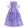 thumbnail image 6 of Jurebecia Isabela Princess Dress up for Girls Encanto Costume for Kids Toddler Cosplay Costume with Accessories, 6 of 10