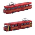 thumbnail image 1 of Kjfeif Alloy Die-Cast Bus Car Model with Lights and Music, Features Opening Doors, Realistic Subway Train Toy for Kids' Collection and Imaginative Play, 1 of 6