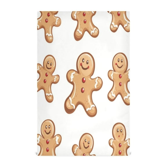Kitchen Towel 28x18 Inches x1，Plate Towel, Decorative Towel, Napkin, Tea Towel Tea Towels For Kitchen Dish Cloths & Dish Towels The Christmas Gingerbread Man