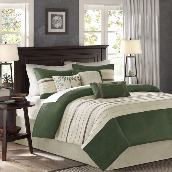 Madison Park Palmer Cozy Comforter Set - Cal King - Green