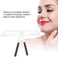 thumbnail image 3 of ZOUSSIQI Professional Eyebrow Template - Shaping Stencils Makeup Eyebrow Balance Ruler Lady's Rule Make-up Tool Effect and Simple Operation(Silk Fog Eyebrow) CA919-20749, 3 of 9
