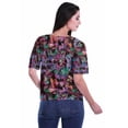 thumbnail image 4 of Moomaya Blouse d'Été Boho à Manches Courtes en Rayonne Imprimée pour Femmes, 4 of 5