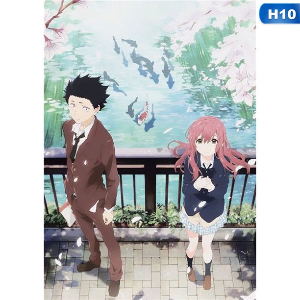 Shiyao 10 Styles 1pcs Fashion Funny Anime A Silent Voice Posters For Anime Fans Walmart Com Walmart Com