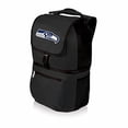 thumbnail image 2 of Seattle Seahawks - Zuma Cooler Backpack by Picnic Time (Black), 2 of 4