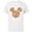 White, variant on Disney Mickey Mouse Head and Ears Icon Fall Leaves - Short Sleeve Cotton T-Shirt for Adults - Customized-Black