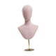 thumbnail image 3 of Cabeza de maniquí práctica y moderna con altura ajustable para exhibición de sombreros de mesa. Rosa, 3 of 9