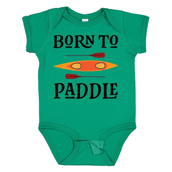 Inktastic Kayaking Born to Paddle Kayak Boys or Girls Baby Bodysuit