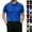 14# Blue, variant on Breeze Polo Shirts for Men Short Sleeve Beer Belly Collared Textured Shirt Stretchy Quick Dry Golf Casual Cool Tops,Sky Blue,2XL