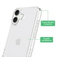 thumbnail image 4 of onn Protective Gel Phone Case for iPhone 16 Plus - Clear, 4 of 11