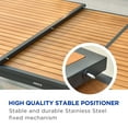 thumbnail image 5 of HIGOLD Heck Extendable Teak Outdoor Dining Set for 8/12 Person, Aluminum, by  FSC Teak - 8 Seaters, 5 of 5