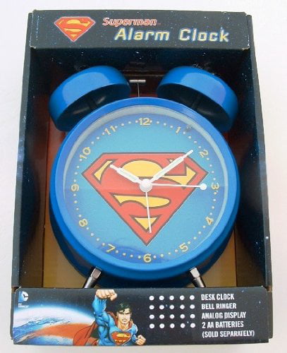 6-Inch DC Comics Alarm Clock Superman by Accutime 