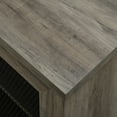 thumbnail image 5 of Industrial Farmhouse Sliding Metal Mesh Door 70" TV Stand for 80" TVs - Grey Wash, 5 of 12