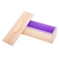 thumbnail image 2 of GUOOL Soap Silicone Mold Loaf with Wooden Lid DIY Tool for Soap Making, 2 of 8