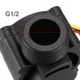 thumbnail image 3 of G3/4 Hall Effect Liquid Water Flow Sensor Switch Flowmeter Counters DC5V 1-60L/min Black FS300A, 3 of 5