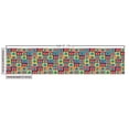 thumbnail image 3 of Ambesonne Retro Fabric by the Yard Upholstery, Colorful Cameras in Squares, 3 Yards, Multicolor, 3 of 5