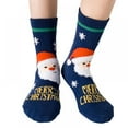 thumbnail image 3 of 3 Pairs Christmas Socks Kids Boys Girls Socks Santa Claus Reindeer Snowman Colourful Funny Cotton Soft Warm Socks Christmas Gift 1-12Y, 3 of 6