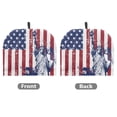 thumbnail image 2 of HELLHERO Distressed Lady Liberty Teapot Insulated Cosy Polyester Canvas for Great Gift Mom, 2 of 8