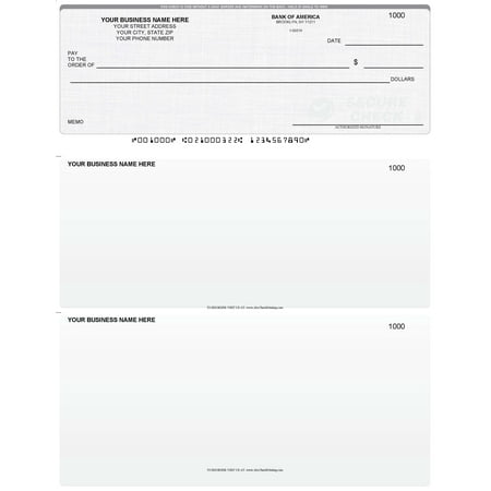 ABC Computer Checks – Top Format, Gray Linen, 250 Sheets, 1 Check per Sheet, 8.5 x 11, Compatible with QuickBooks and Laser Printers