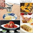 thumbnail image 5 of Huayishang Garlic Press Garlic Crusher Squeezer Masher Kitchen Mincer Tool Easy to Clean Stainless Steel, Kitchen Essentials Clearance Sale Silver, 5 of 9