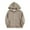 Khaki, variant on Kiijoy Infant Girls Zip Up Hoodie Cotton Casual Solid Hooded Sweatshirt, Sizes 18-24M
