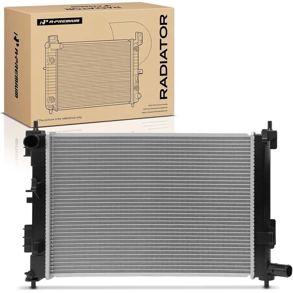 A-Premium Engine Coolant Radiator Assembly Compatible with Hyundai Accent 2018-2022 & Kia Rio 2018/2020-2021, 1.6L