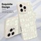 thumbnail image 3 of Funda de teléfono MZELQ para iPhone 16 Pro Max de silicona blanca, 3 of 6