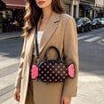 thumbnail image 3 of Women Novelty Candy Shaped Polka Dot Handbag, Glossy Faux Leather Mini Crossbody Purse With Dual Carrying Straps, Cute Unique Shoulder Bag For Party Daily Street Outfit Multiple Sweet Colors, 3 of 4