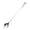 White, variant on WUSUOWEI 2 Pcs Sliver StainlessSteel Tableware 10 Inch Long Handle IcedTea Spoon Sliver Iced Teaspoon for Stirring,Mixing,Ice Creams,Coffee,Desserts