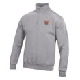 thumbnail image 2 of Men's Gray Harvard Crimson Big Cotton Quarter-Zip Pullover Sweatshirt, 2 of 3