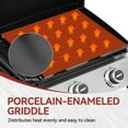 thumbnail image 6 of Royal Gourmet 3-Burner Portable Gas Griddle with Side Burner, PD1305H, 6 of 12