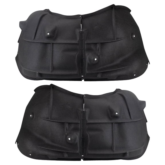 TRQ Front Inner Fender Liner Set Fits Select 2020-2023 Chevrolet Silverado 2500 HD Silverado 3500 HD GM1248313 GM1249313